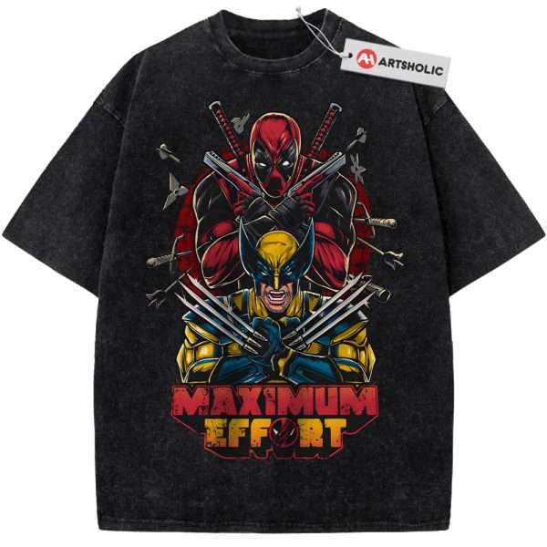 Deadpool vs Wolverine Shirt, Marvel Comics Shirt, Vintage Tee
