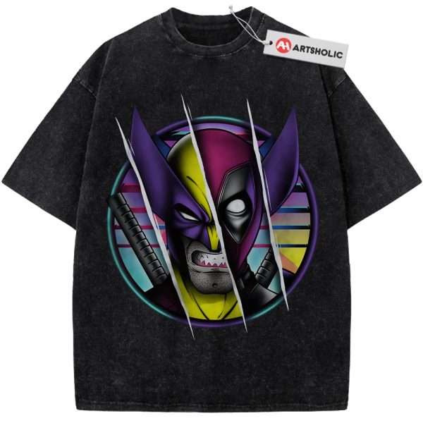 Deadpool vs Wolverine Shirt, Marvel Comics Shirt, Vintage Tee
