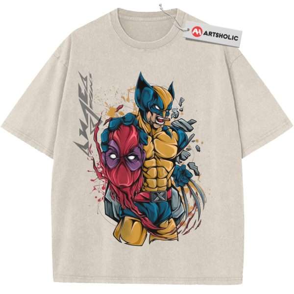 Deadpool vs Wolverine Shirt, Marvel Comics Shirt, Vintage Tee