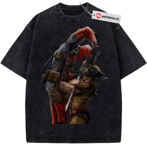 Deadpool vs Wolverine Shirt, Marvel Comics Shirt, Vintage Tee