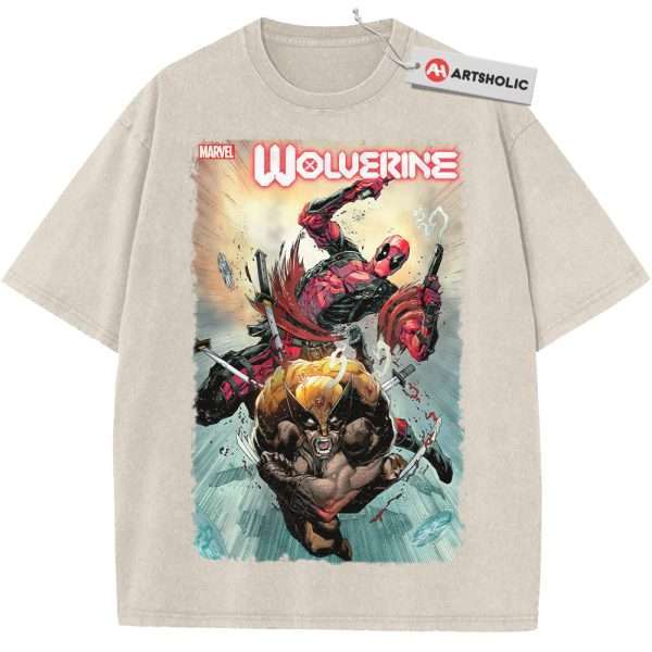 Deadpool Shirt, Wolverine Shirt, Marvel Comics Shirt, Vintage Tee