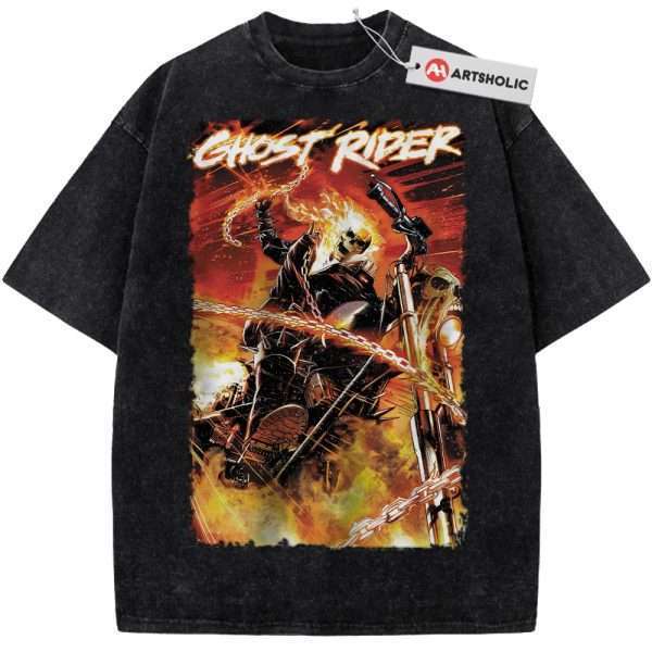 Ghost Rider Shirt, Marvel Comics Shirt, Vintage Tee