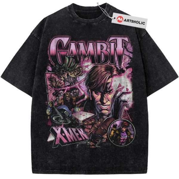 Gambit Shirt, X-Men Shirt, Marvel Comics Shirt, Vintage Tee