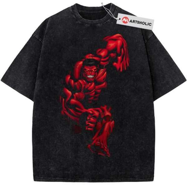 Red Hulk Shirt, Marvel Comics Shirt, Vintage Tee