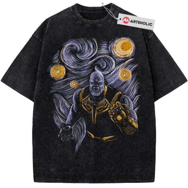 Van Gogh Thanos Shirt, Marvel Comics Shirt, Vintage T-Shirt