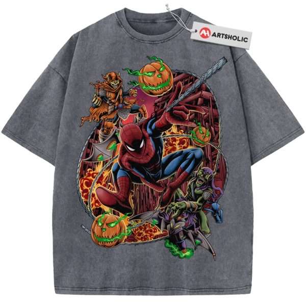 Spider-Man Shirt, Marvel Comics Shirt, Vintage T-Shirt - Grey, M