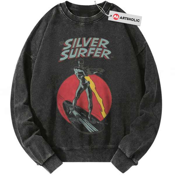 Silver Surfer Sweatshirt, Marvel Comics Sweatshirt, Vintage Sweatshirt