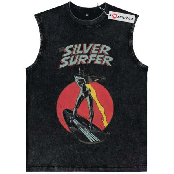 Silver Surfer Tank Top, Marvel Comics Tank Top, Vintage Tank Top