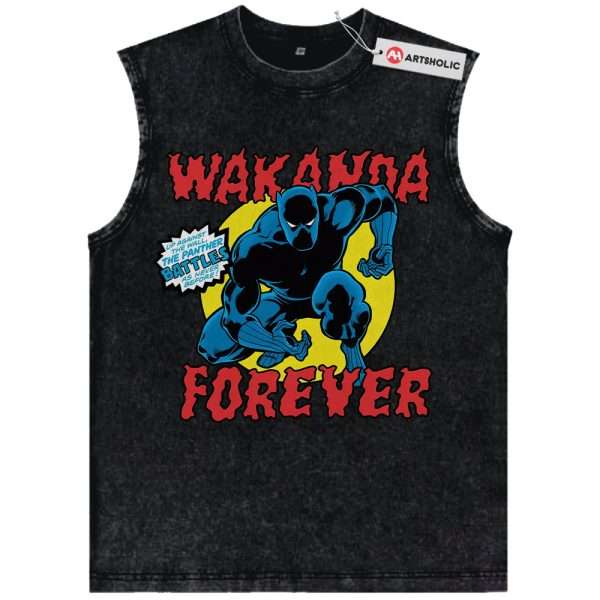 Black Panther Tank Top, Marvel Comics Tank Top, Vintage Tank Top