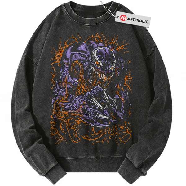 Venom Sweatshirt, Marvel Comics Sweatshirt, Vintage Sweatshirt
