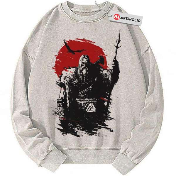 Odin Sweatshirt, Norse Mythology Sweatshirt, Vintage Sweatshirt