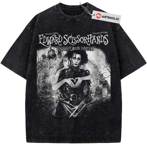 Edward Scissorhands Shirt, Movie Shirt, Vintage Tee