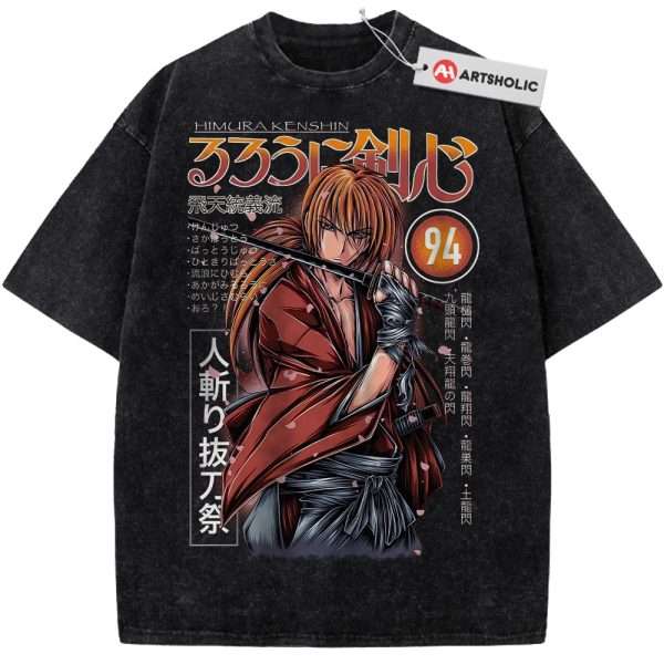 Himura Kenshin Shirt, Rurouni Kenshin Shirt, Anime Shirt, Vintage Tee