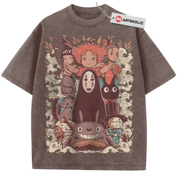 Studio Ghibli Shirt, Anime Shirt, Vintage Tee