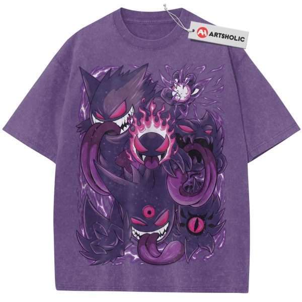 Gatsly Shirt, Haunter Shirt, Gengar Shirt, Pokemon shirt, Anime Shirt, Vintage T-Shirt