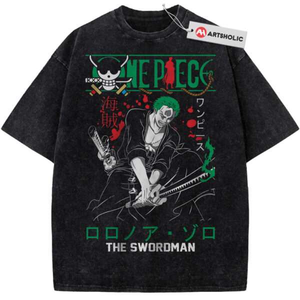 Roronoa Zoro Shirt, One Piece Shirt, Anime Shirt, Vintage Tee