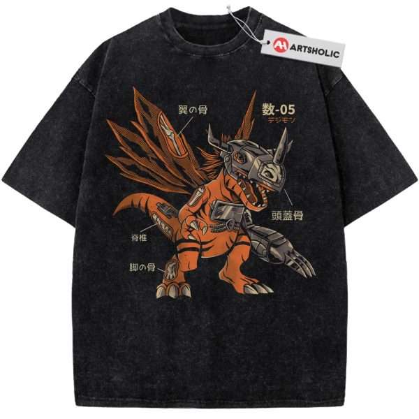 MetalGreymon Shirt, Digimon Adventure Shirt, Anime Shirt, Vintage T-Shirt