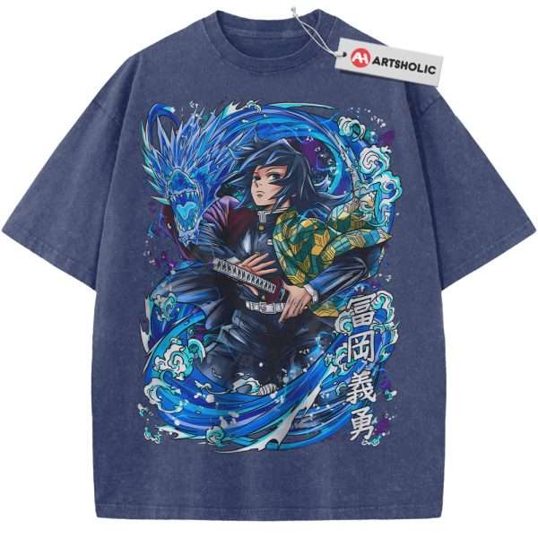 Giyu Tomioka Shirt, Demon Slayer Shirt, Anime Shirt, Vintage Tee