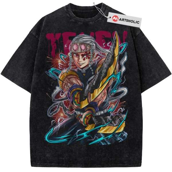 Tengen Uzui Shirt, Demon Slayer Shirt, Anime Shirt, Vintage T-Shirt