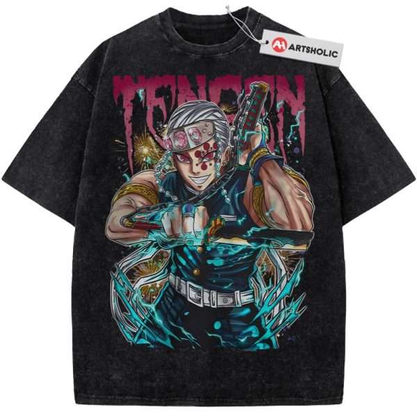 Tengen Uzui Shirt, Demon Slayer Shirt, Anime Shirt, Vintage Tee