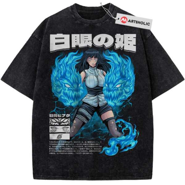 Hinata Hyuga Shirt, Naruto Shirt, Anime Shirt, Vintage T-Shirt