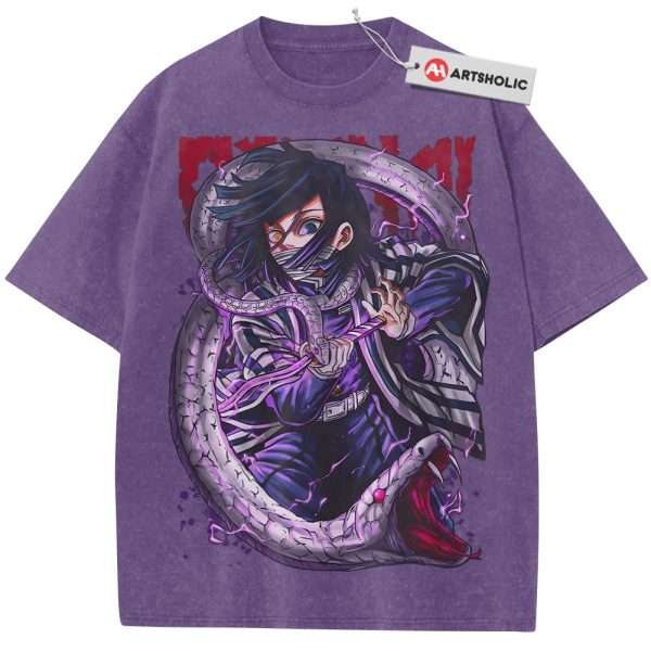 Obanai Iguro Shirt, Demon Slayer Shirt, Anime Shirt, Vintage T-Shirt