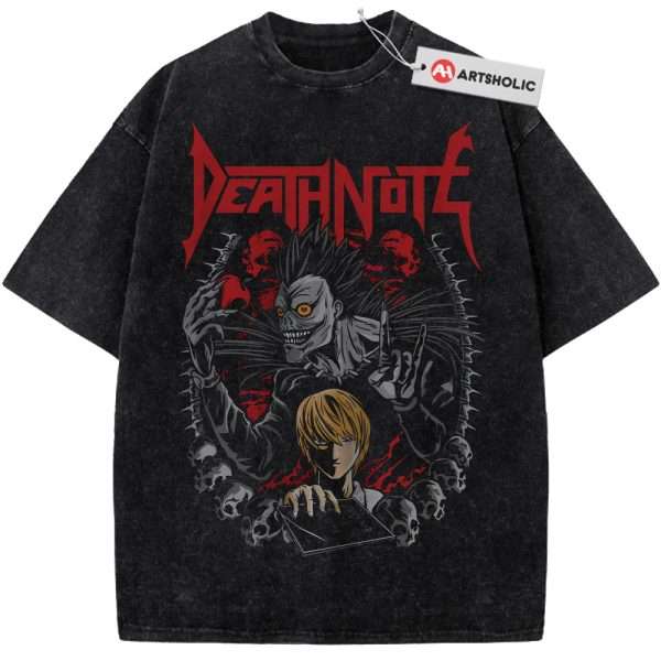 Ryuk Shirt, Light Yagami Shirt, Death Note Shirt, Anime Shirt, Vintage Tee