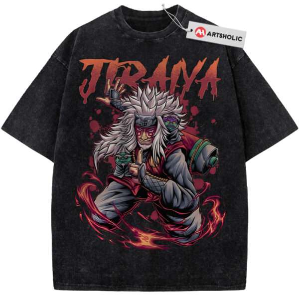Jiraiya Shirt, Naruto Shirt, Anime Shirt, Vintage T-Shirt
