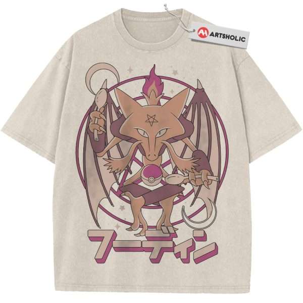 Alakazam Shirt, Pokemon shirt, Anime Shirt, Vintage T-Shirt - Apricot, XL