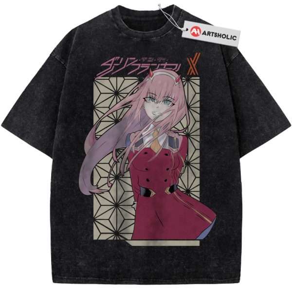 Zero Two Shirt, DARLING in the FRANXX Shirt, Anime Shirt, Vintage T-Shirt