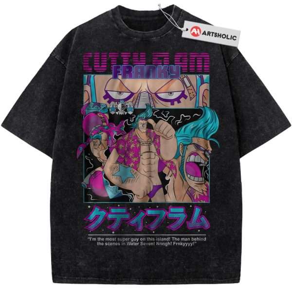 Franky Shirt, One Piece Shirt, Anime Shirt, Vintage T-Shirt