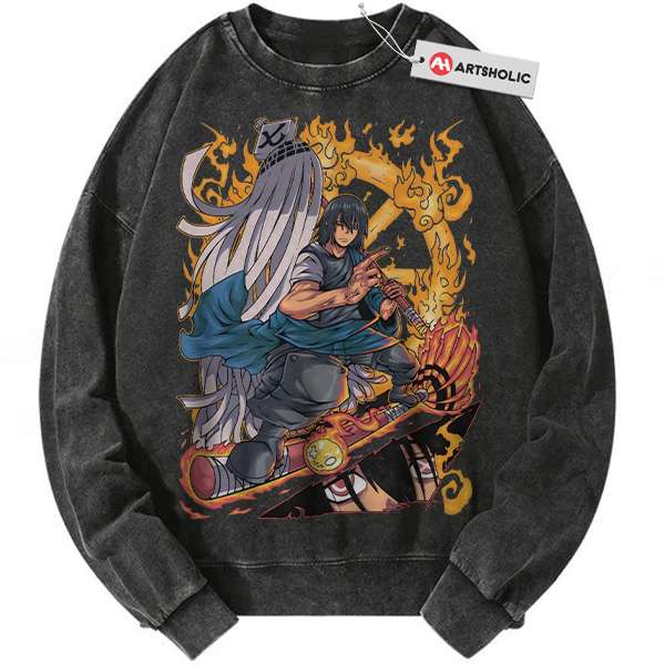 Benimaru Shinmon Sweatshirt, Fire Force Sweatshirt, Anime Sweatshirt, Vintage Sweatshirt