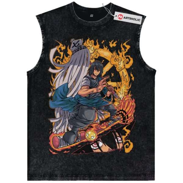 Benimaru Shinmon Tank Top, Fire Force Tank Top, Anime Tank Top, Vintage Tank Top