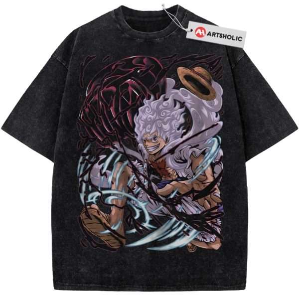 Monkey D Luffy Shirt, God Nika Shirt, One Piece Shirt, Anime Shirt, Vintage T-Shirt