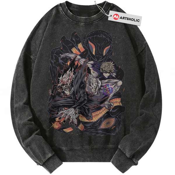 Okarun Sweatshirt, Ken Takakura Sweatshirt, Dandadan Sweatshirt, Anime Sweatshirt, Vintage Sweater