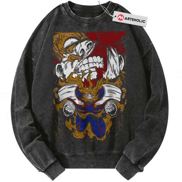 Endeavor Sweatshirt, Enji Todoroki Sweatshirt, MHA Sweatshirt, Anime Sweatshirt, Vintage Sweater