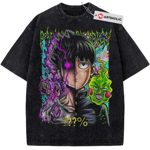 Shigeo Kageyama Shirt, Mob Psycho 100 Shirt, Anime Shirt, Vintage Tee