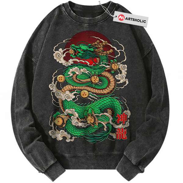 Shenron Sweatshirt, Dragon Ball Sweatshirt, DBZ Sweatshirt, Anime Sweatshirt, Vintage Sweater