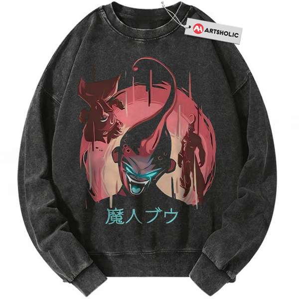 Majin Buu Sweatshirt, Dragon Ball Sweatshirt, DBZ Sweatshirt, Anime Sweatshirt, Vintage Sweatshirt