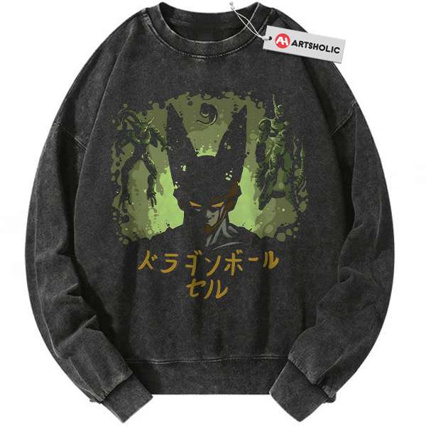 Cell Sweatshirt, Dragon Ball Sweatshirt, DBZ Sweatshirt, Anime Sweatshirt, Vintage Sweatshirt