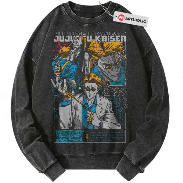 Kento Nanami Sweatshirt, Jujutsu Kaisen Sweatshirt, Anime Sweatshirt, Vintage Sweater