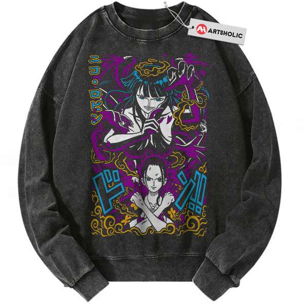 Nico Robin Sweatshirt, One Piece Sweatshirt, Anime Sweatshirt, Vintage Sweater