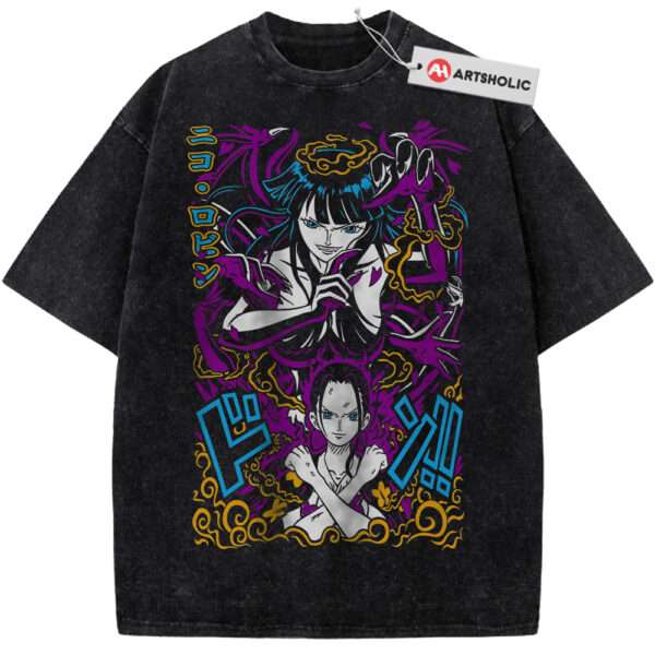 Nico Robin Shirt, One Piece Shirt, Anime Shirt, Vintage Tee