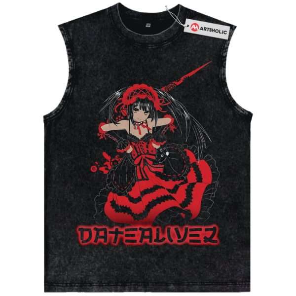 Kurumi Tokisaki Tank Top, Date A Live Tank Top, Anime Tank Top, Vintage Tank Top