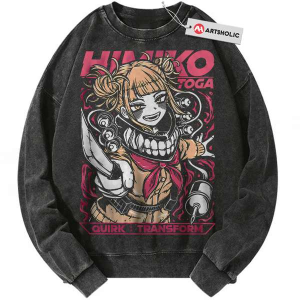 Himiko Toga Sweatshirt, MHA Sweatshirt, Anime Sweatshirt, Vintage Sweater