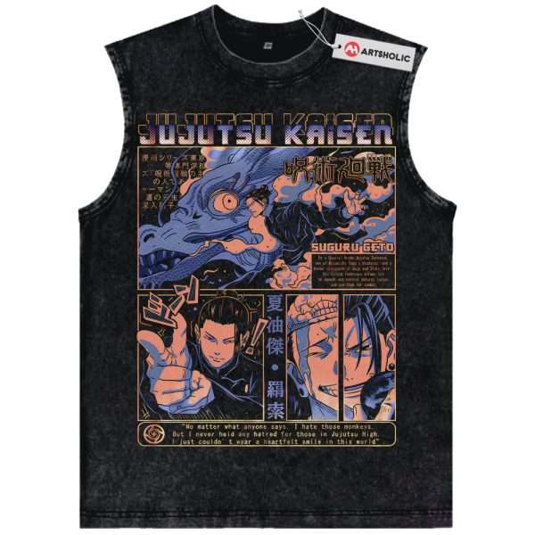 Suguru Geto Tank Top, Jujutsu Kaisen Tank Top, JJK Tank Top, Anime Tank Top, Vintage Tank Top