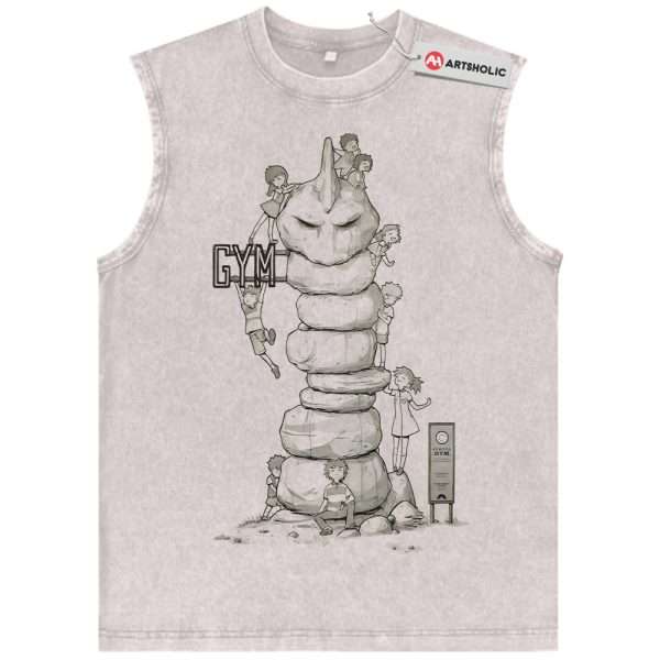 Onix Tank Top, Pokemon Tank Top, Anime Tank Top, Vintage Tank Top