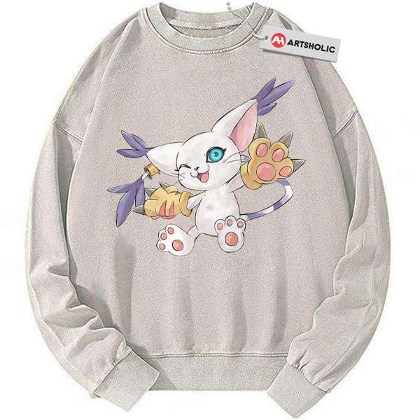 Tailmon Sweatshirt, Digimon Adventure Sweatshirt, Anime Sweatshirt, Vintage Sweatshirt