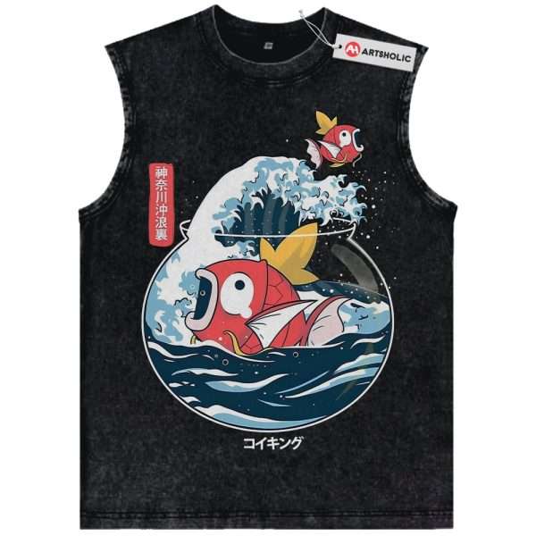 Magikarp Tank Top, Pokemon Tank Top, Anime Tank Top, Vintage Tank Top