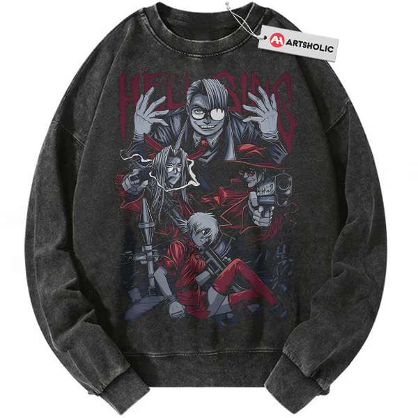 Seras Victoria Sweatshirt, Alucard Sweatshirt, Integra Hellsing Sweatshirt, Hellsing Sweatshirt, Anime Sweatshirt, Vintage Sweater